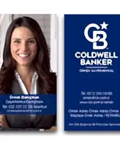 CB Danışman Kartvizit (700gr Bristol, Kabartma Lak, 9x5.1cm)