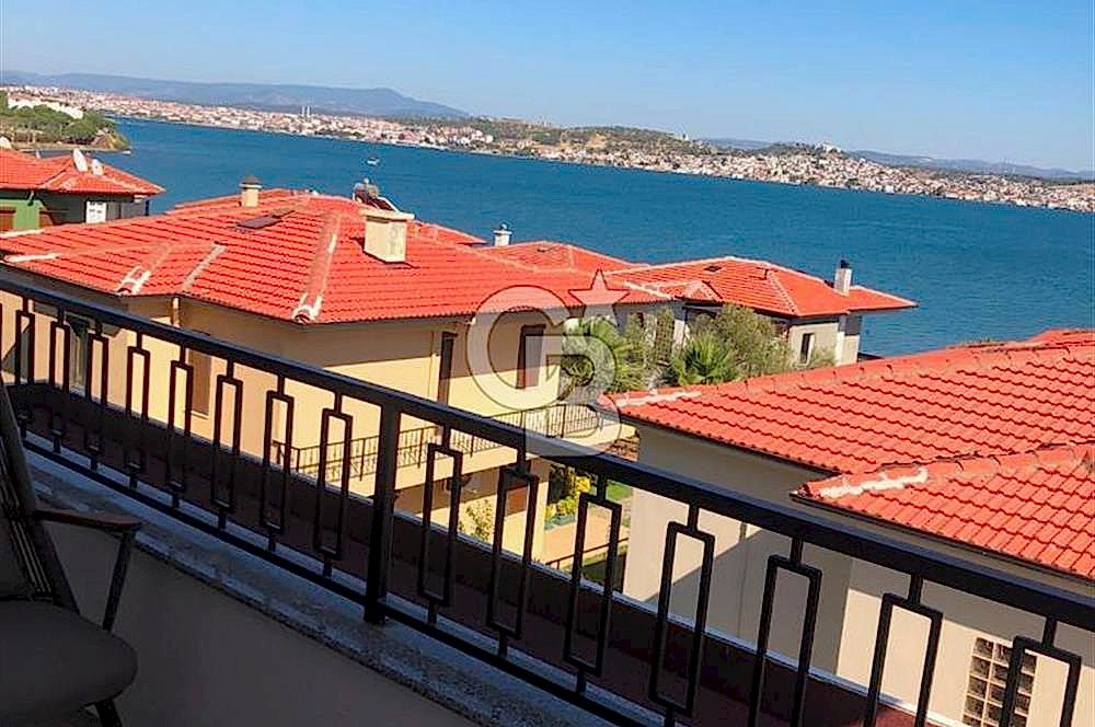 Ayvalık Cunda Adasında Full Deniz Manzaralı Satılık Lüks Villa