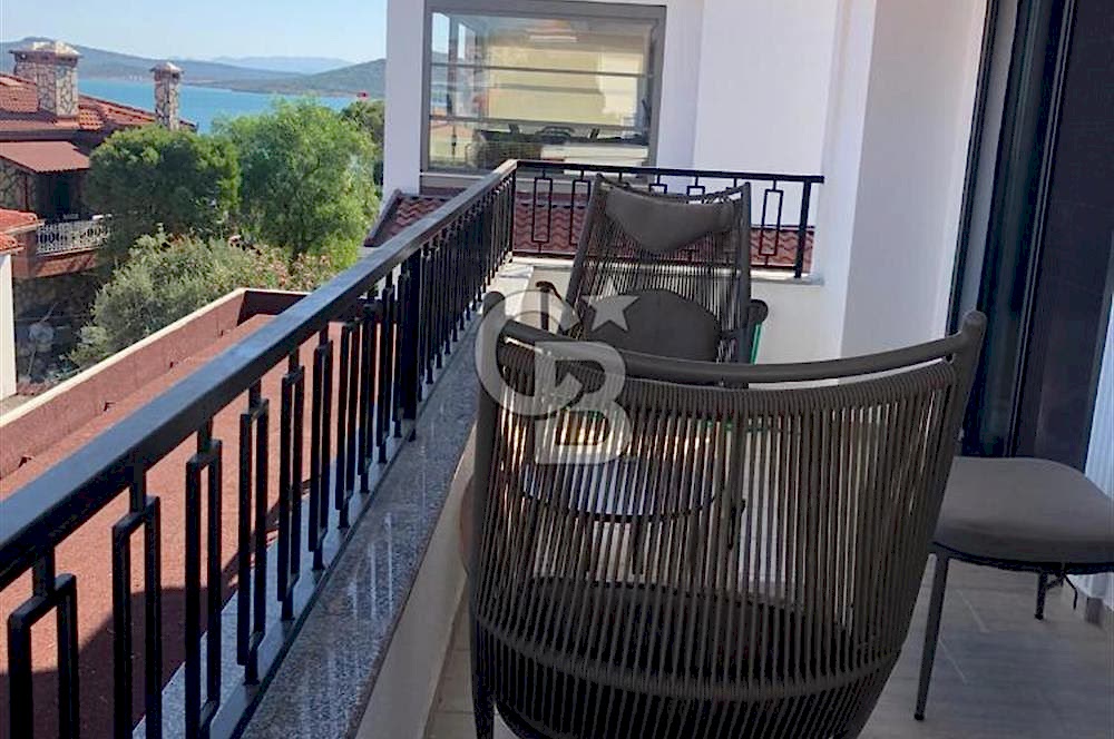 Ayvalık Cunda Adasında Full Deniz Manzaralı Satılık Lüks Villa