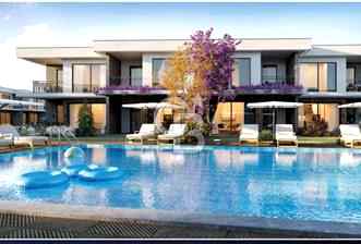 Ayvalık Altınova'da Havuzlu Sitede 2+1 Satılık Villa  - 5 - 345621